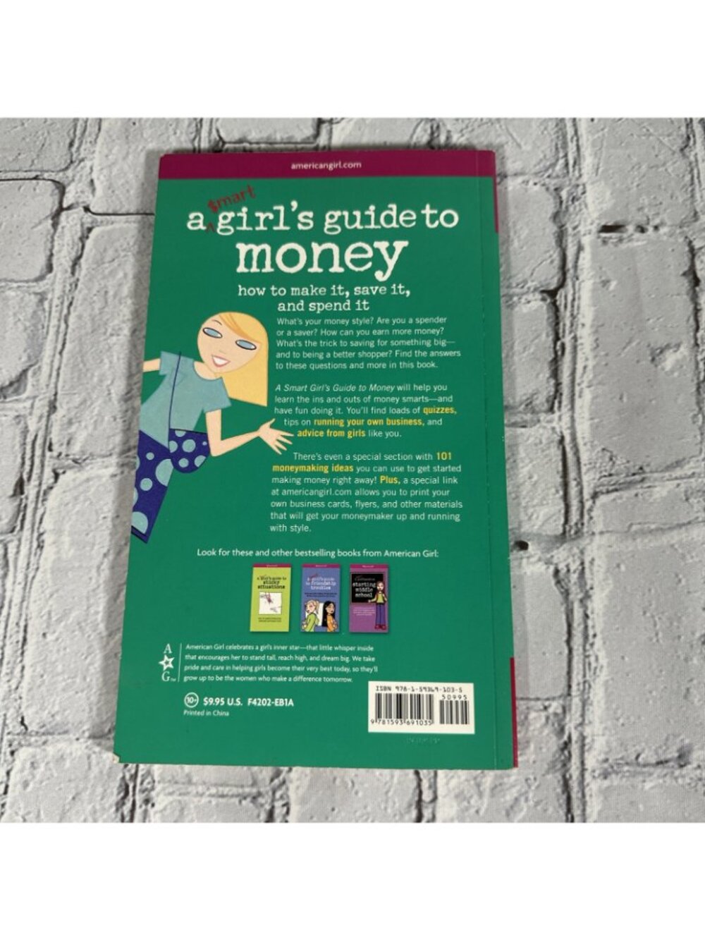 A Smart Girl's Guide to Money: How to Make It, Save It, & Spend It American Girl - Picture 2 of 3